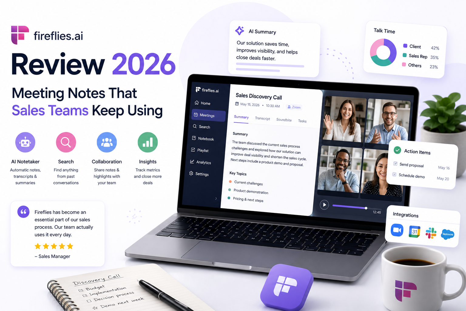 Fireflies.ai Review 2026: Meeting Notes That Sales Teams Keep Using