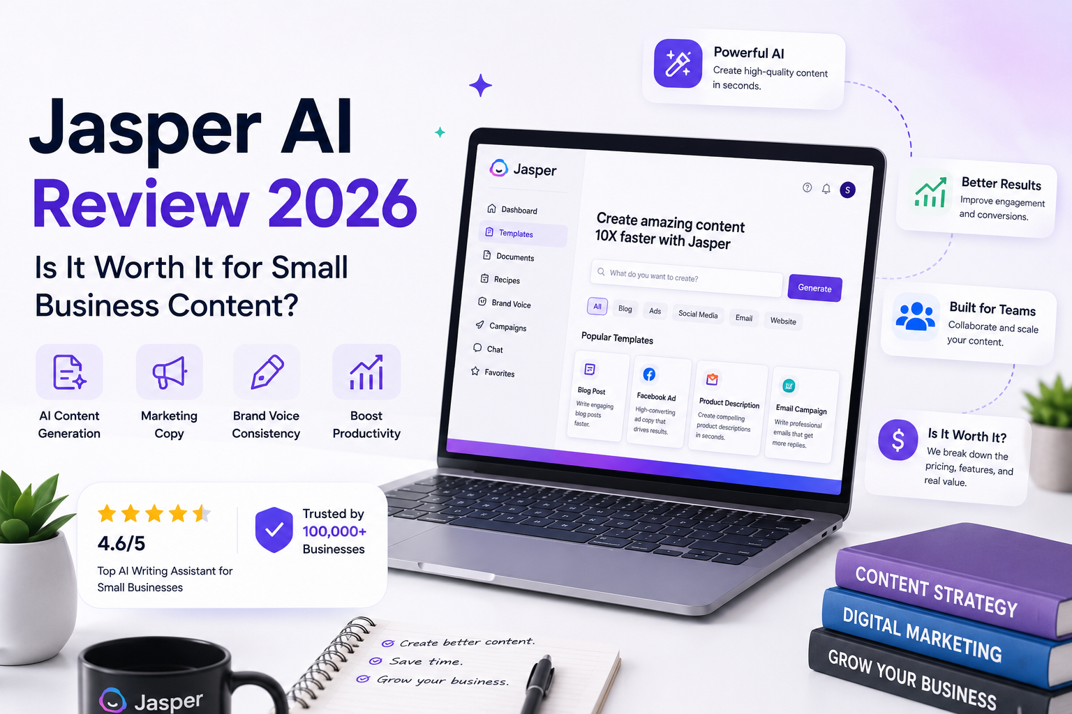 Jasper AI Review 2026: Is It Worth It for Small Business Content?